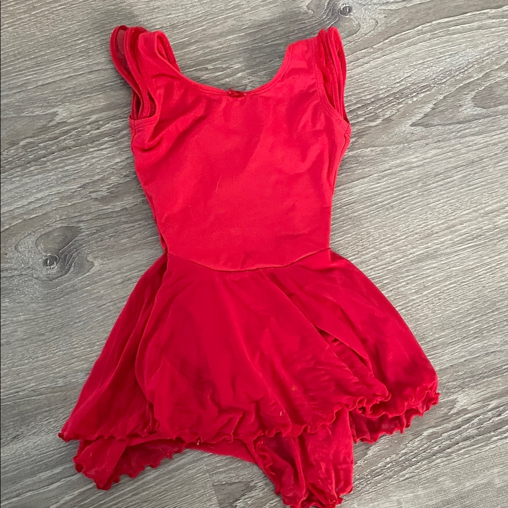 Red Kids Dance Costume